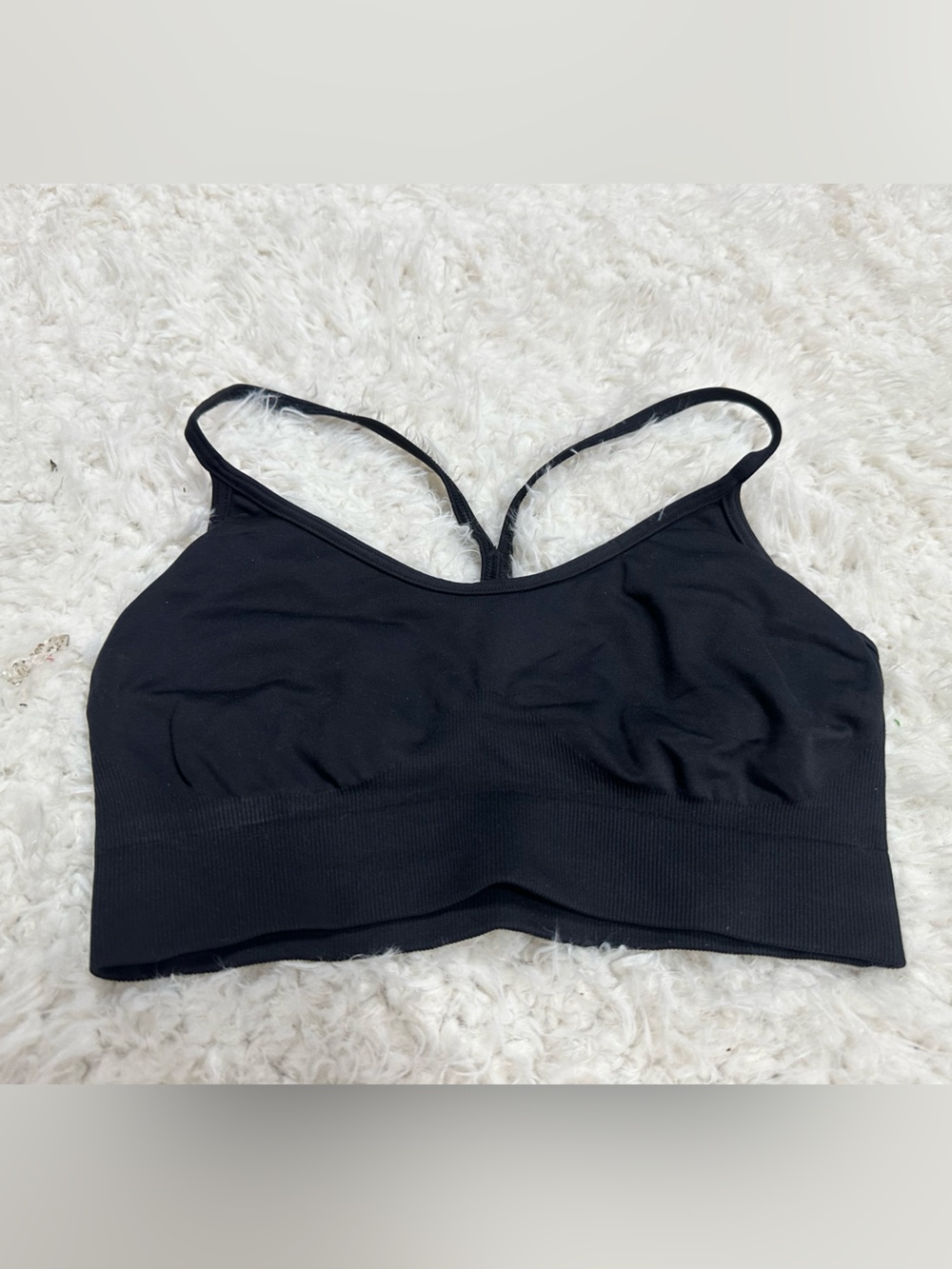 Gymshark Black Seamless Sculpt Sports Bra